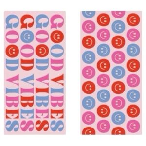 002 NWT Katydid Good Vibes Towel